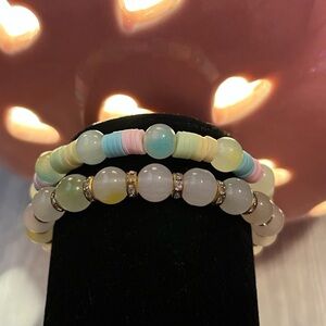 Pastel bracelet set🤍